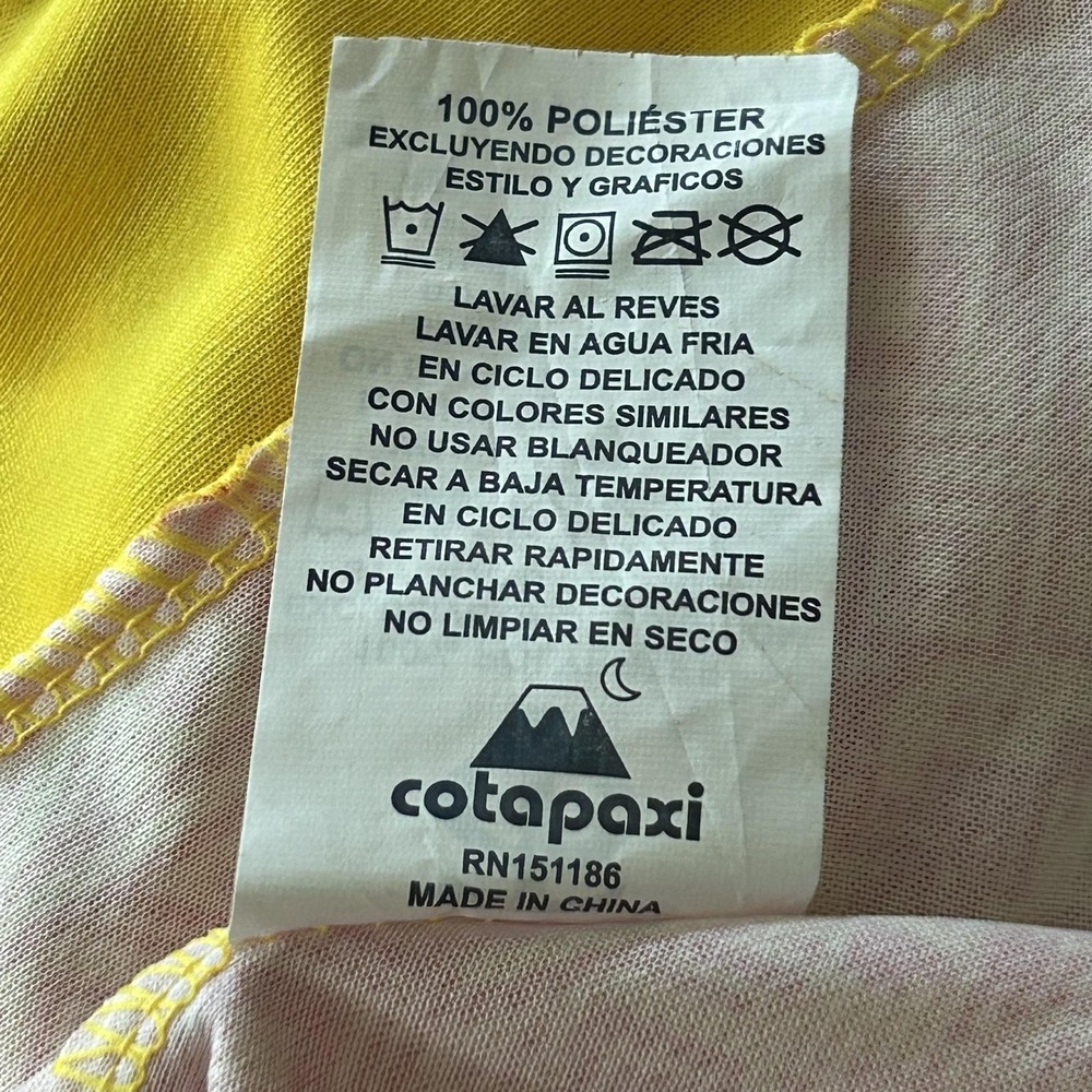 Minnesota Twins Jersey Mens Large Yellow MLB Baseball Cotapaxi Pablo Lopez 49 - Picture 3 of 14